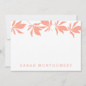 Breezy Custom Stationery Mitteilungskarte (Rückseite)