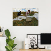 Breezy Day von Charles Courtney Curran Poster (Heimbüro)