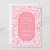 Breezy Leaf Bridal Dusche Einladung (Vorderseite)