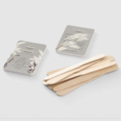 Breezy Pampas Grass Wedding Programm Fächer (Non-assembled)