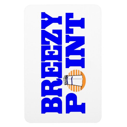 Breezy Point Car Magnet (Vertikal)