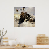 "Breezy Riding" Western Art von WHD Koerner Poster (Küche)