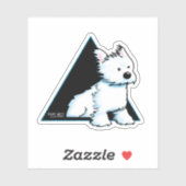 Breezy WESTIE Sticker (Blatt)