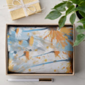 Breezy Wildblume Field in Orange Seidenpapier (Geschenk)