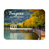 Bregenz am Bodensee in Österreich Magnet (Horizontal)