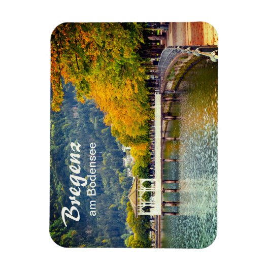 Bregenz am Bodensee in Österreich Magnet (Vertikal)
