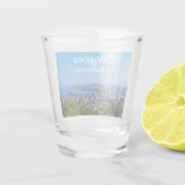 Bregenz am Bodensee in Österreich Schnapsglas (Rückseite)