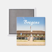 Bregenz am Bodensee in Österreich Souvenir Magnet (Vorderseite/Rückseite)