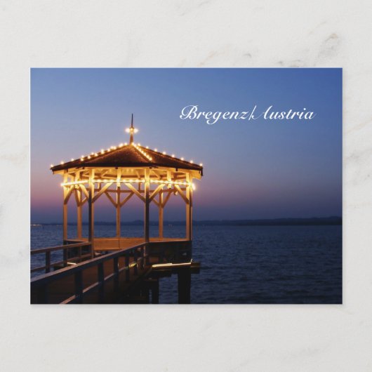 Bregenz am Bodensee Postkarte (Vorderseite)