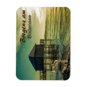 Bregenz am Bodensee Vintag Sunset Souvenir Magnet (Vertikal)