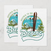 Bregenz austria to ski logo (Vorne/Hinten)