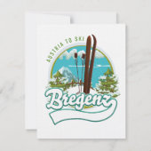Bregenz Österreich Skilogo (Rückseite)