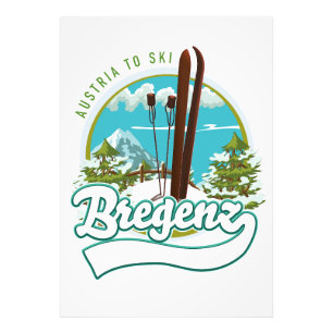 Bregenz Österreich Skilogo Fotodruck
