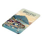 Bregenz Skyline Österreich Magnet (Linke Seite)