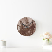 BreiFaker und Ingwer-Bier-Hersteller, 'von der Runde Wanduhr (Zuhause)