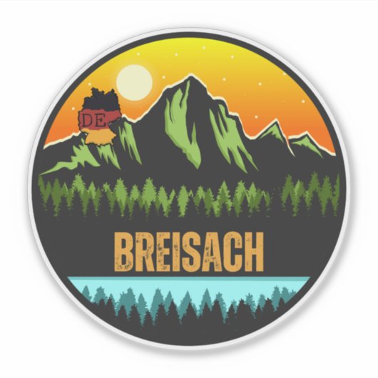Breisach, Deutschland Aufkleber (Vorderseite)