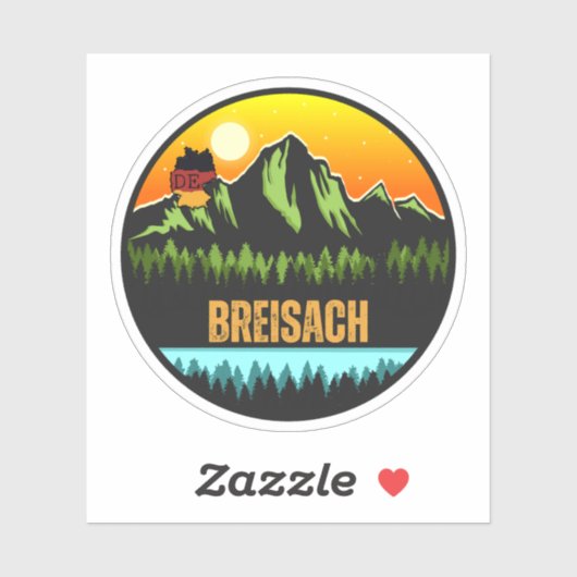 Breisach, Deutschland Aufkleber (Blatt)