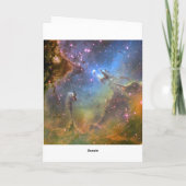 Breit-Feld Bild des Eagle-Nebelflecks Karte (Rückseite)