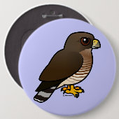 Breit-winged Falke Button (Vorne & Hinten)