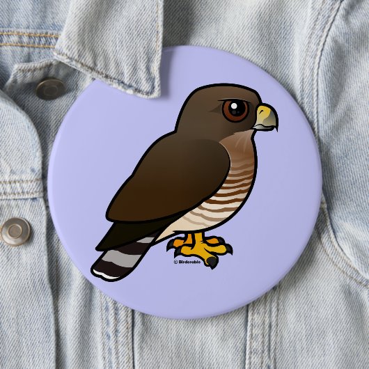 Breit-winged Falke Button (Beispiel)