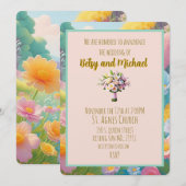 " BREITANKÜNDIGUNG " EINLADUNG (Vorne/Hinten)