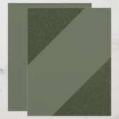 Breitband-Moss-Grüne Bodenplatte (Vorne/Hinten)