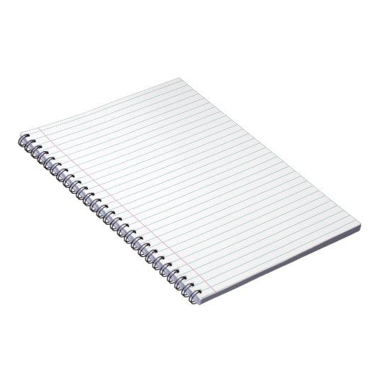 Breitband-Notebook Notizblock (Rechte Seite)