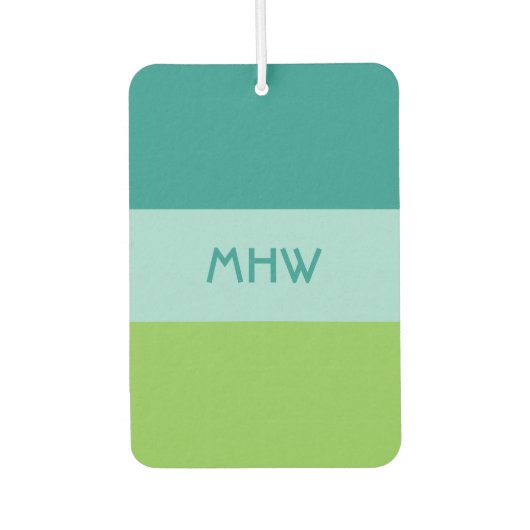 Breitband-Streifen für kundenspezifische Monogramm Autolufterfrischer (Vorderseite)