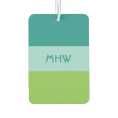 Breitband-Streifen für kundenspezifische Monogramm Autolufterfrischer (Rückseite)