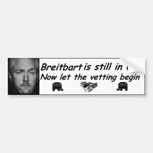 Breitbart Autoaufkleber (Vorne)