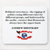 Breitbart Inspirieren Mousepad (Vorne)