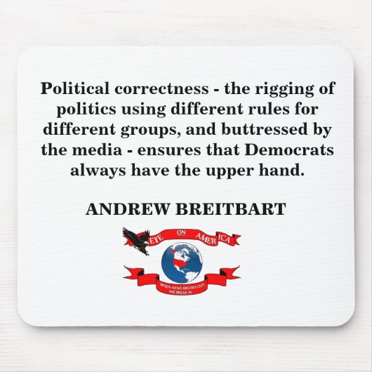 Breitbart Inspirieren Mousepad (Vorne)