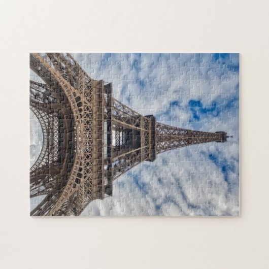 Breitbild des Eiffelturms - Paris, Frankreich Puzzle (Horizontal)