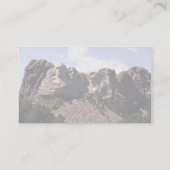Breite Ansicht, der Mount Rushmore, South Dakota Visitenkarte (Rückseite)