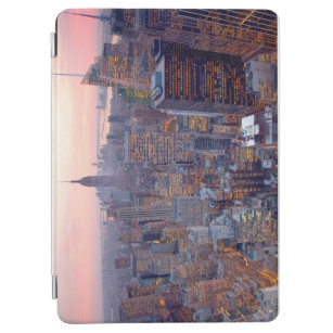 Breite Ansicht von Manhattan am Sonnenuntergang iPad Air Hülle