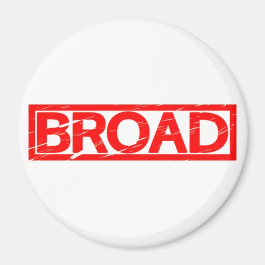 Breite Briefmarke Magnet (Vorne)