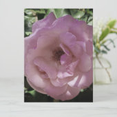 BREITE EINLADUNG Flachkarte ROSE STIL DESIGN (Stehend Vorderseite)