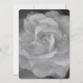 BREITE EINLADUNG Flachkarte SCHÖNE ROSE STIL (Rückseite)