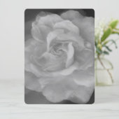 BREITE EINLADUNG Flachkarte SCHÖNE ROSE STIL (Stehend Vorderseite)