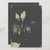 BREITE EINLADUNG ROSE DESIGN STIL (Vorne/Hinten)