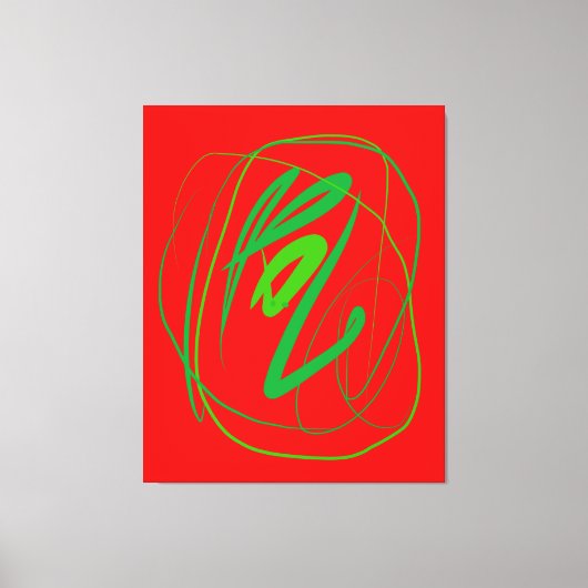 Breite Geste Stretched Canvas Print Leinwanddruck (Vorderseite)