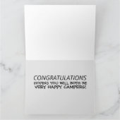 BREITE GRATULATIONEN RETRO CAMPER CARD KARTE (Innenseite)