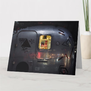 BREITE GRATULATIONEN RETRO CAMPER CARD KARTE