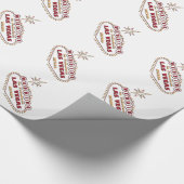 BREITE IN LAS VEGAS RED LOGO WRAPPING PAPER GESCHENKPAPIER (Ecke)