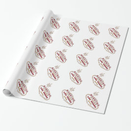 BREITE IN LAS VEGAS RED LOGO WRAPPING PAPER GESCHENKPAPIER
