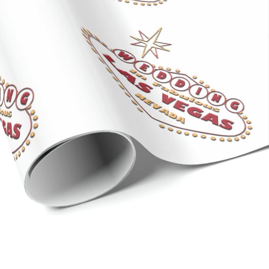 BREITE IN LAS VEGAS RED LOGO WRAPPING PAPER GESCHENKPAPIER (Rolleneckpunkt)