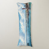 Breite Mittelmeerküste Seitenschläferkissen (Vorderseite Vertikal)