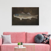BREITE MOUTH BASS WRAPPING CANVAS LEINWANDDRUCK (Insitu (Wohnzimmer))