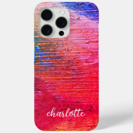 Breite Schlaganfall mit Monogrammname Case-Mate iPhone Hülle