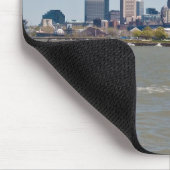 Breite Schuss-Cleveland-Skyline Mousepad (Ecke)